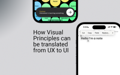 How Visual Principles can be translated from UX to UI