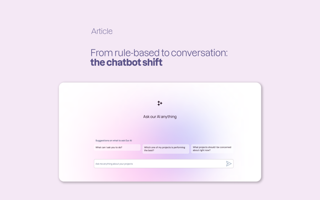 From rule-based to conversation: the chatbot shift